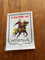 Sticker Kredietbank: De Rode Ridder, Verzamelen, Gebruikt, Strip of Tekenfilm, Verzenden