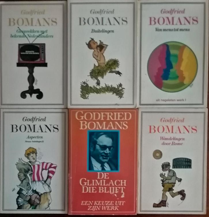 Lot Godfried Bomans – 6 boeken (Elsevier Paperbacks), Boeken, Literatuur, Zo goed als nieuw, Nederland, Ophalen of Verzenden