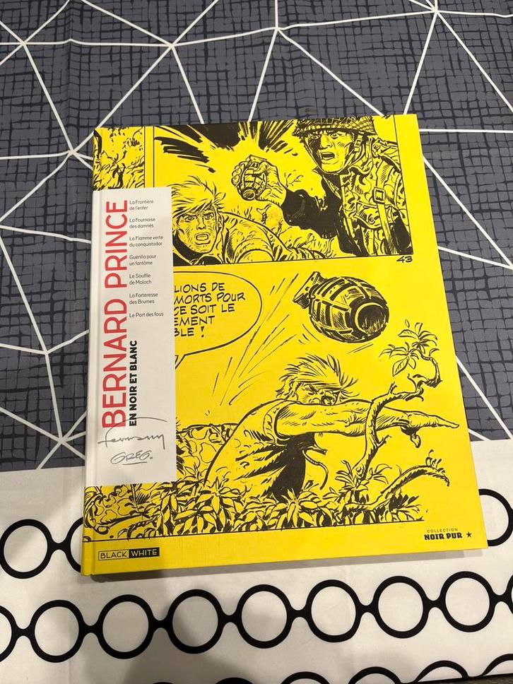 Deel 1 negen gesigneerd Hermann Bernard Prince Black White, Boeken, Stripverhalen, Nieuw, Ophalen