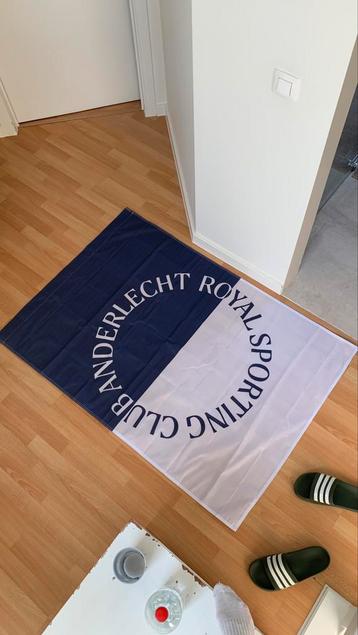 Vlag RSC Anderlecht 100x140cm, Enlèvement, Neuf