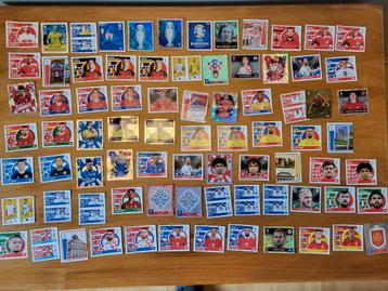 Groot lot Topps UEFA Euro 2024 stickers +- 70st beschikbaar voor biedingen