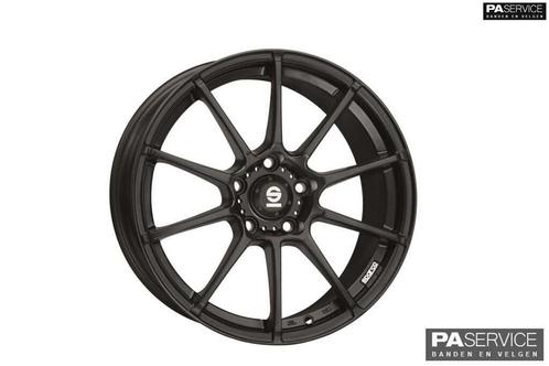 Nw 17 inch Matblack Sparco Mini F56 F57 set inc Dunlop TPMS, Auto-onderdelen, Banden en Velgen, Banden en Velgen, 17 inch, Nieuw
