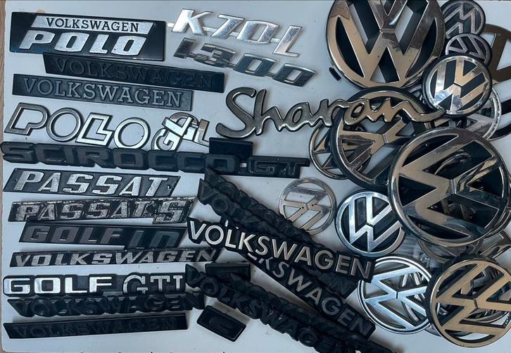 Volkswagen emblemen allerlei jaren, modellen, logo’s, Verzamelen, Automerken, Motoren en Formule 1, Gebruikt, Auto's, Ophalen of Verzenden