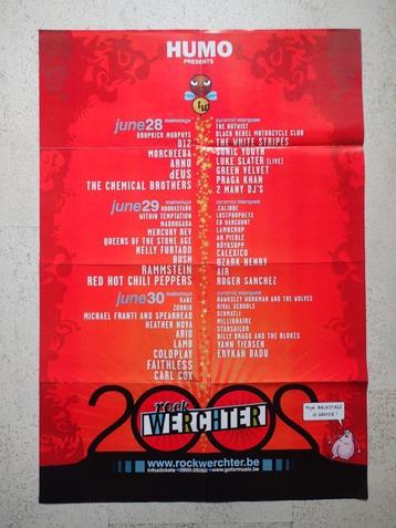 Affiche Rock Werchter beschikbaar voor biedingen