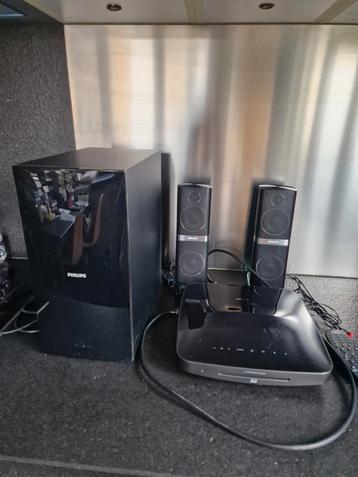 Philips home cinema met blu ray speler met afstandsbediening beschikbaar voor biedingen
