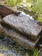 2 boorstenen in arduin (80x32x13) zwaar 70 kilo/stuk, Tuin en Terras, Bielzen en Borduren, Ophalen, Gebruikt, 25 cm of meer, Natuursteen