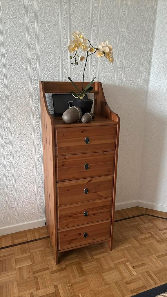 Laden kast Grenen Ikea, Maison & Meubles, Armoires | Commodes, Utilisé, 100 à 150 cm, Moins de 50 cm, 25 à 50 cm, Pin, 5 tiroirs ou plus