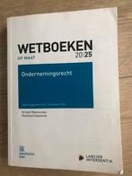 Wetboeken op maat ondernemingsrecht, Boeken, Ophalen of Verzenden, Hoger Onderwijs, Larcier Intersentia
