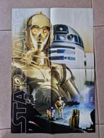 Star Wars poster R2-D2 C-3PO Return of the jedi poster, Ophalen of Verzenden, Zo goed als nieuw, Boek of Poster