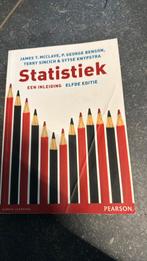 George Benson - Statistiek, Ophalen, Zo goed als nieuw, Nederlands, George Benson; Terry Sincich; Sytse Knypstra; James McClave