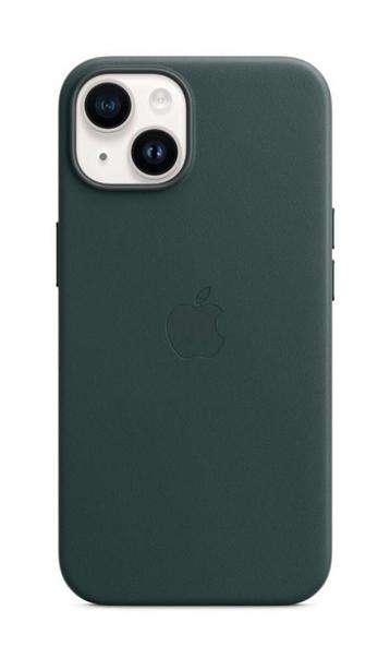 Apple iPhone 14 leather case forest green - NIEUW beschikbaar voor biedingen