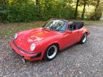 1983 Porsche 911 SC cabrio - gerestaureerd, Auto's, 4 zetels, Achterwielaandrijving, Zwart, Leder