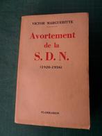 Avortement de la S.D.N.(1920-1936) (Victor Margueritte)-1936, Victor Margueritte, Utilisé, Enlèvement ou Envoi, 20e siècle ou après
