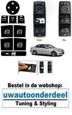 Raam Schakelaar Interieur knoppen reparatie Sticker MB C Kla, Verzenden