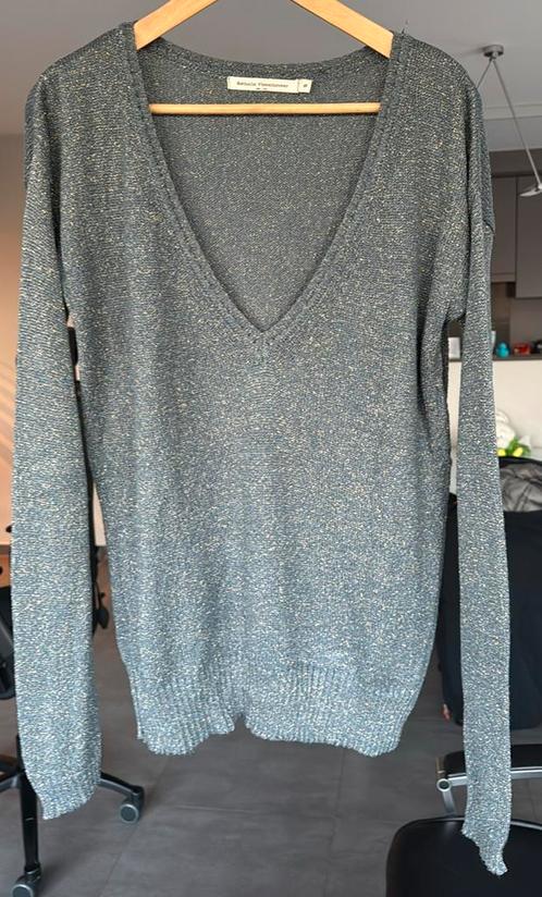 Groenblauwe trui Nathalie Vleeschouwer, Kleding | Dames, Truien en Vesten, Gedragen, Maat 36 (S), Blauw, Ophalen of Verzenden