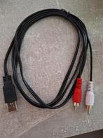 Dual RCA male naar USB, Ophalen, Zo goed als nieuw