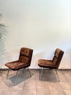 2 Italiaanse vintage stoelen project, Ophalen, Gebruikt, Stof