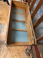 Moderne massieve eiken deuren, blokkozijn, met inox klinken, Doe-het-zelf en Bouw, Ophalen, Inox