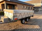 Aanhangwagen Dubbele As 750kg, Auto diversen, Aanhangers en Bagagewagens, Ophalen, Zo goed als nieuw