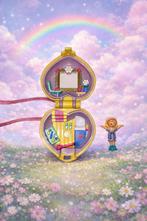 Vintage polly pocket in her bedroom locket, Ophalen of Verzenden, Gebruikt
