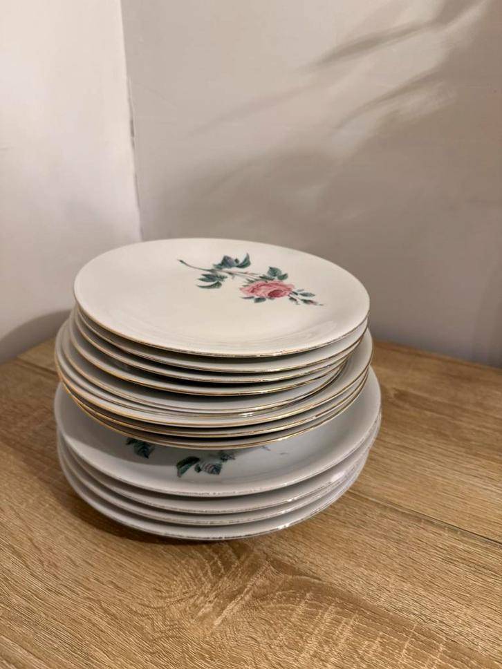 Service d’assiette, Antiquités & Art, Antiquités | Services (vaisselle) complet, Enlèvement ou Envoi