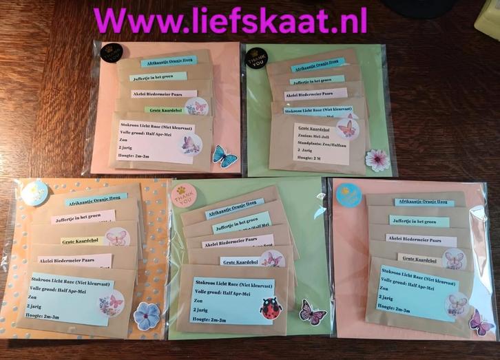 CadeauVerpakking Zaadjes, Tuin en Terras, Bloembollen en Zaden, Ophalen of Verzenden