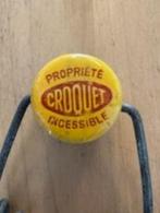 Croquet dop porselein proprieté incessible, Ophalen of Verzenden, Gebruikt, Overige typen