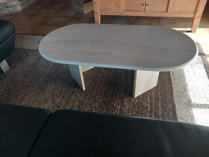 2 marmeren eettafel en salontafel, Huis en Inrichting, Tafels | Eettafels, Ophalen of Verzenden