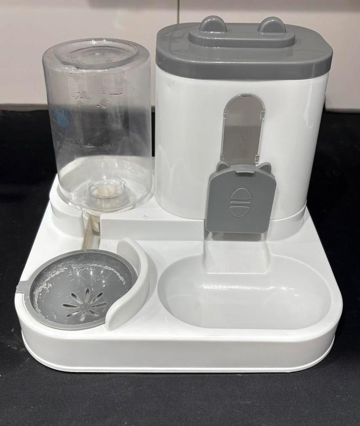 Distributeur Croquettes et eau Automatique 2 En 1, Animaux & Accessoires, Accessoires pour chats, Comme neuf, Enlèvement ou Envoi