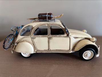 Ijzeren Materiaal Craft Ornament – Retro Citroën Auto Model beschikbaar voor biedingen