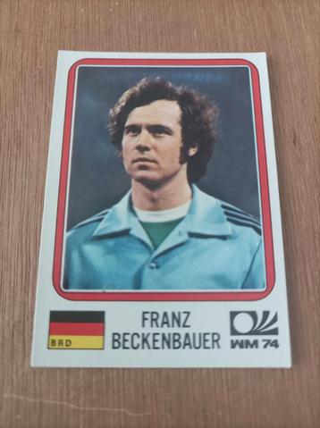 Panini WK München 74 nr 89. Franz Beckenbauer  beschikbaar voor biedingen