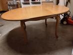 eiken tafel, Huis en Inrichting, Tafels | Eettafels, Ophalen, Gebruikt, 100 tot 150 cm, Vijf personen of meer