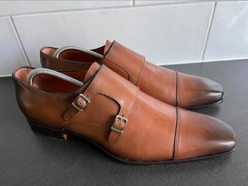 Santoni herenschoenen maat 10 / 44 F als nieuw beschikbaar voor biedingen