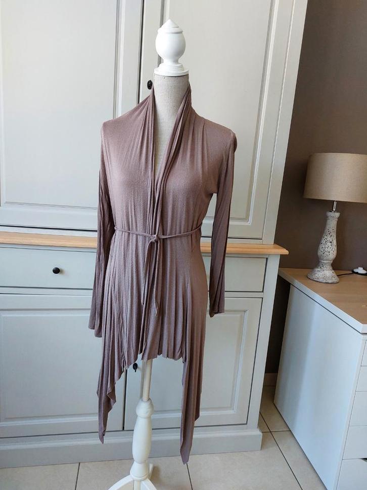 Zomer jasjes / gilets - asymmetrische snit - geel is nieuw., Kleding | Dames, Jassen | Zomer, Zo goed als nieuw, Beige, Ophalen of Verzenden