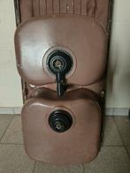 Dubbele afwasbak, Huis en Inrichting, Ophalen, Gebruikt, Bruin, 50 tot 100 cm