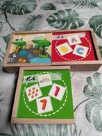 Houten denkspelletjes, Kinderen en Baby's, Speelgoed | Houten speelgoed, Ophalen, Zo goed als nieuw, Overige typen
