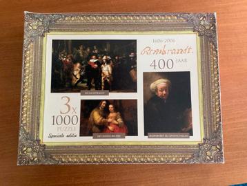 3 puzzels van Rembrandt - nieuw