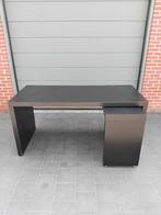 zwarte houten bureau, Huis en Inrichting, Bureaus, Ophalen, Zo goed als nieuw, Bureau