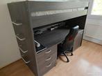 Hoogslaper mer bureau, Huis en Inrichting, Slaapkamer | Stapelbedden en Hoogslapers, Ophalen, Eenpersoons, 160 tot 180 cm, Zo goed als nieuw
