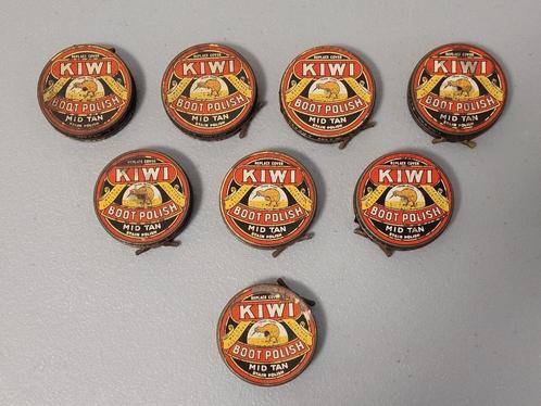 oude vintage industriële KIWI schoenpoetsdoos, Verzamelen, Merken en Reclamevoorwerpen, Gebruikt, Overige typen, Ophalen of Verzenden