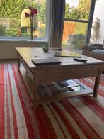 Salon Tafel 136 x 85,5 x 45, Ophalen, 100 tot 150 cm, Eikenhout, 50 tot 100 cm