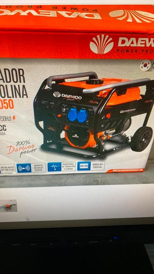 Aggregaat GDAX Deawoo 2800 watt nieuw in ongeopende doos, Doe-het-zelf en Bouw, Aggregaten, Nieuw, Ophalen