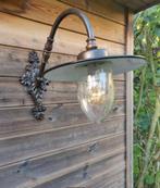 BOERDERIJLAMPEN - POOLHOUSE VERLICHTING, Ophalen of Verzenden, Zo goed als nieuw, Glas, BUITENLAMP - VINTAGE - WANDLAMP - NOSTALGIE - RUSTIEK