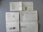 3 oude doc. facturen Draps Stoffen Loontjens Gent 1920 1930, Verzenden, Zo goed als nieuw, Overige typen