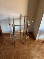 Goudkleurig bijzettafeltje TE KOOP, Huis en Inrichting, Ophalen, Zo goed als nieuw