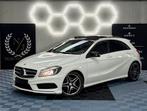 Mercedes-Benz A 200*AMG LINE*XENON*PANO DAK*LEER*GARANTIE, Auto's, Mercedes-Benz, Euro 5, Zwart, 4 cilinders, Wit