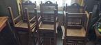 6 gratis stoelen, Ophalen, Gebruikt, Bruin, Klassiek