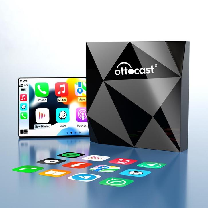 Wireless CarPlay Adapter dongle voor iPhone, Autos : Divers, Autoradios, Utilisé, Enlèvement