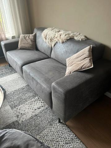 Bankstel met relax fauteuil (microleder) beschikbaar voor biedingen