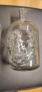 Lot de 3 bouteilles neuve Skull avec bouchon, Antiquités & Art, Enlèvement ou Envoi
